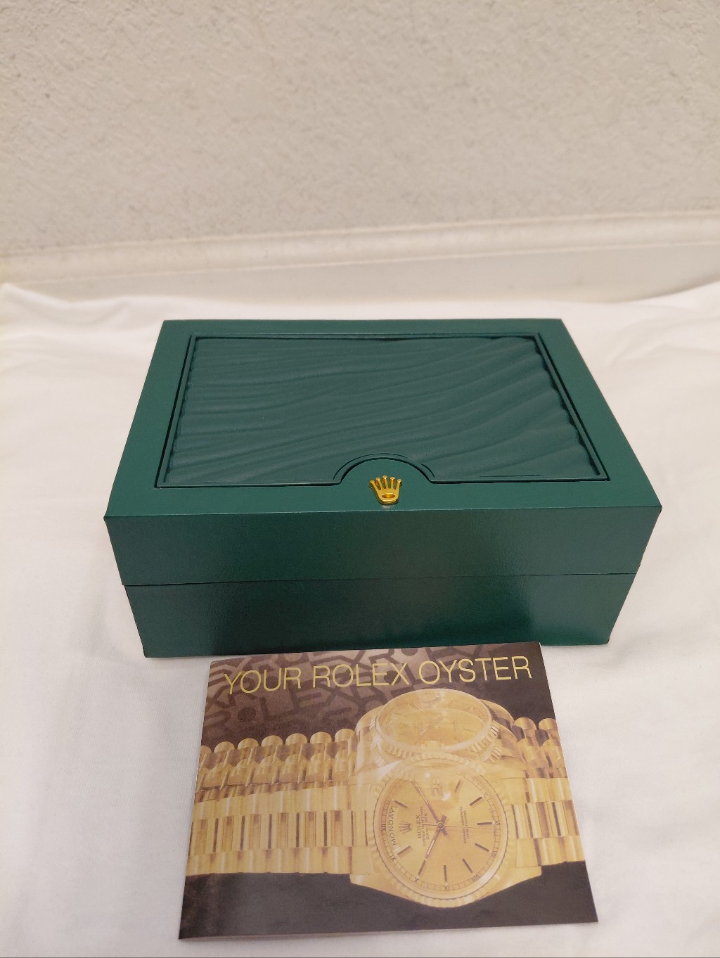 Authentic Rolex Box With Gold Crown Sa Geneve Suisse Oyster L Inner Box Only
